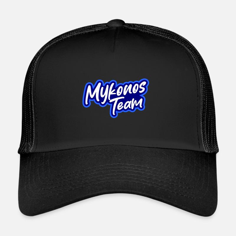 Mykonos Team - Trucker Cap - Schwarz/Schwarz