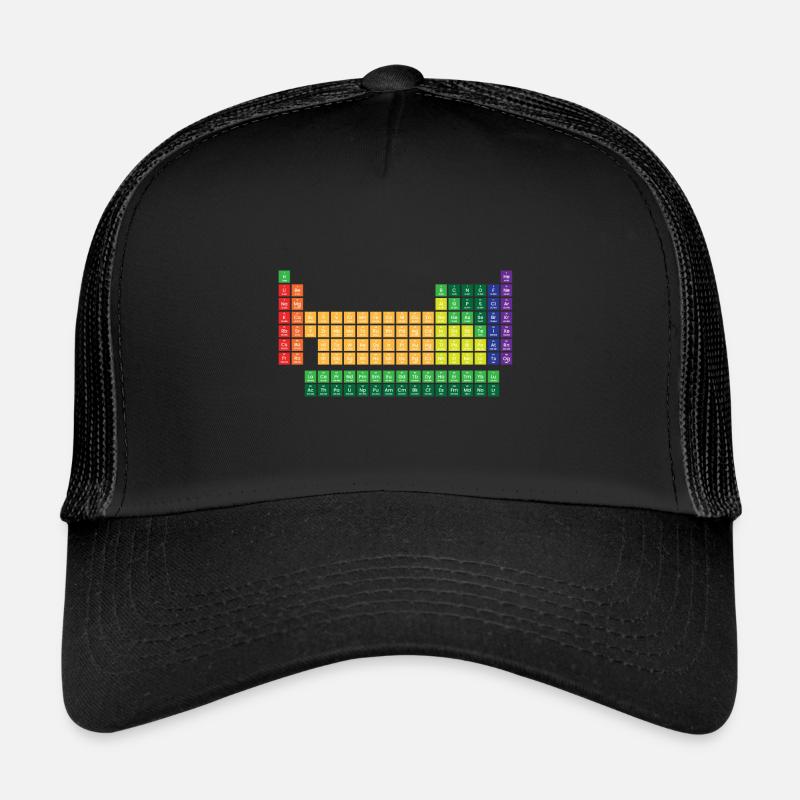 Periodic table of elements - Trucker Cap - black/black