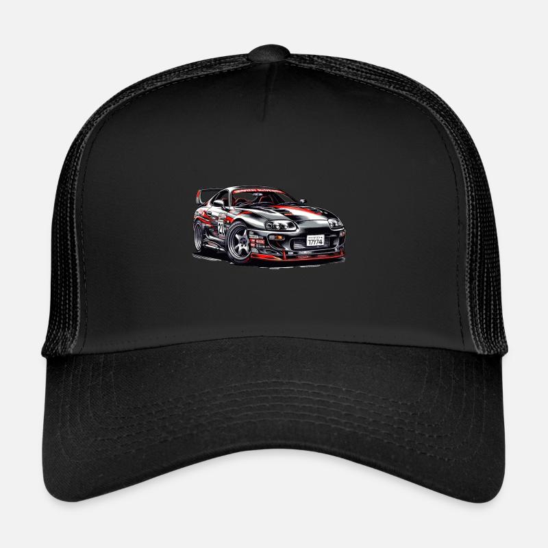 Drift King Eleganz - Trucker Cap - Schwarz/Schwarz