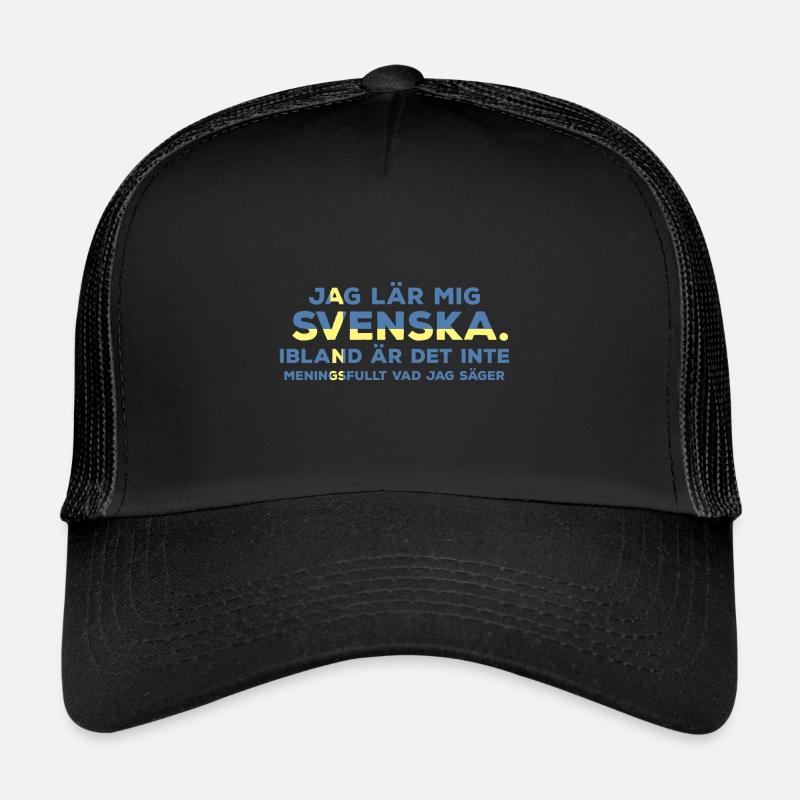 Schwedisch lernen Trucker Cap