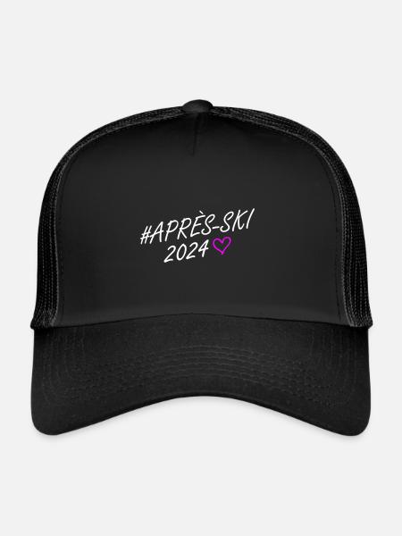 Après Ski 2024 Heart Trip - Trucker Cap - black/black - Front