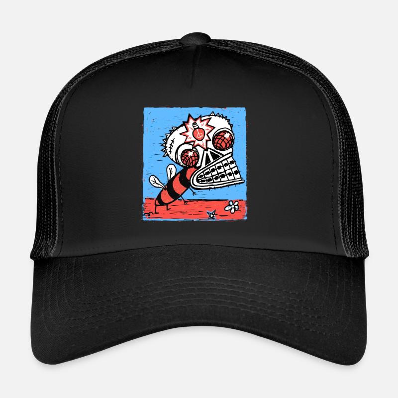 Insekt - Trucker Cap - Schwarz/Schwarz