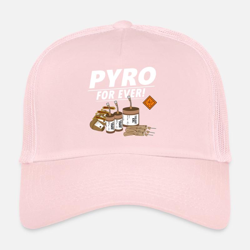 Pyro for ever Fireworks Trucker Cap