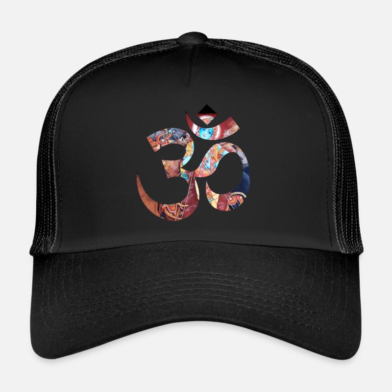 Om krishna Yoga Trucker Cap