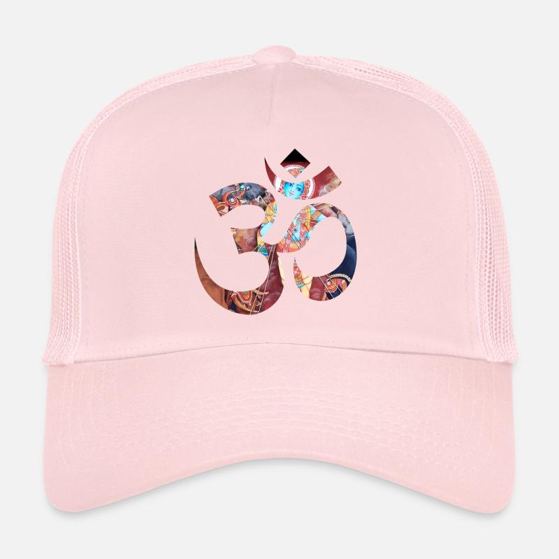 Om krishna Yoga Trucker Cap
