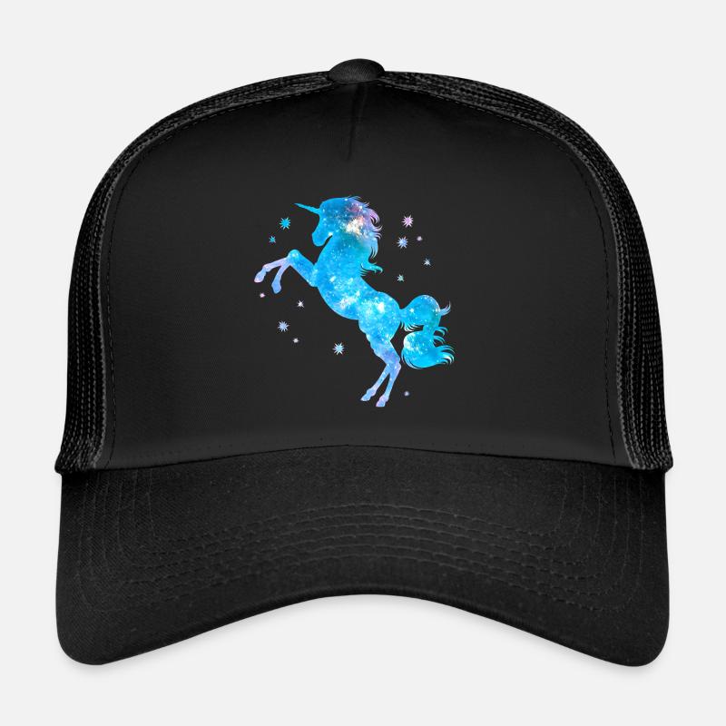 Unicorn galaxy Trucker Cap