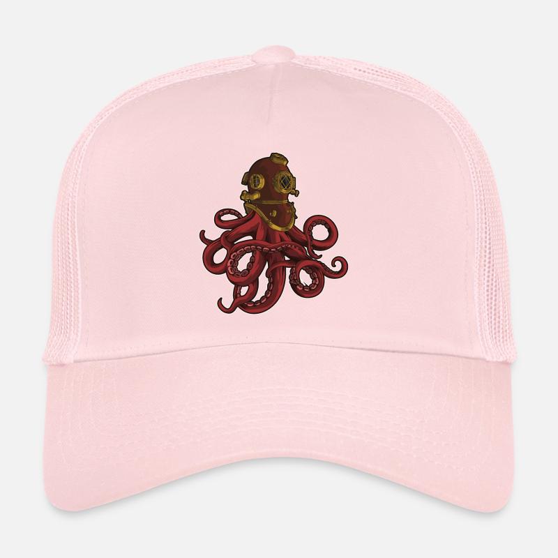 Scuba Octopus | DeepSea Diving Trucker Cap