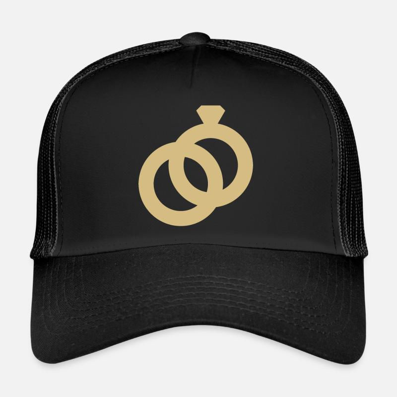 Wedding Ring Symbol Rings Wedding Ring Shirt Gift Trucker Cap