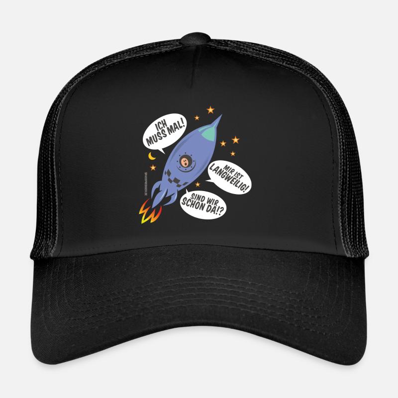 Astronaut in Rakete Trucker Cap