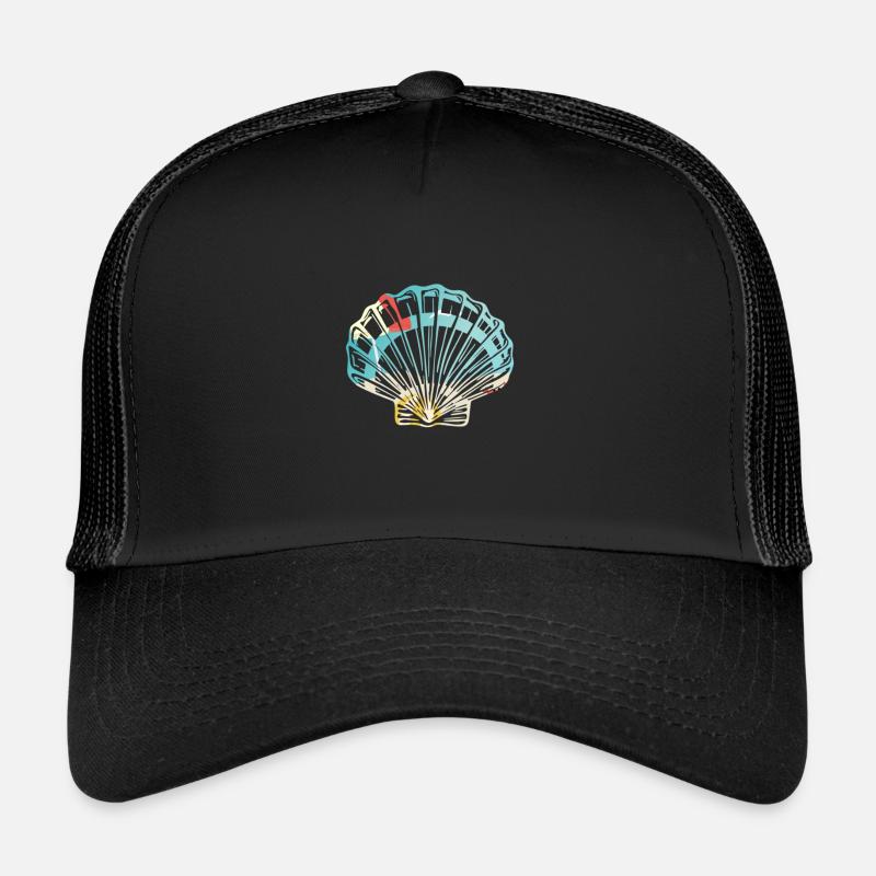 Mussel with empty11 - Trucker Cap - black/black