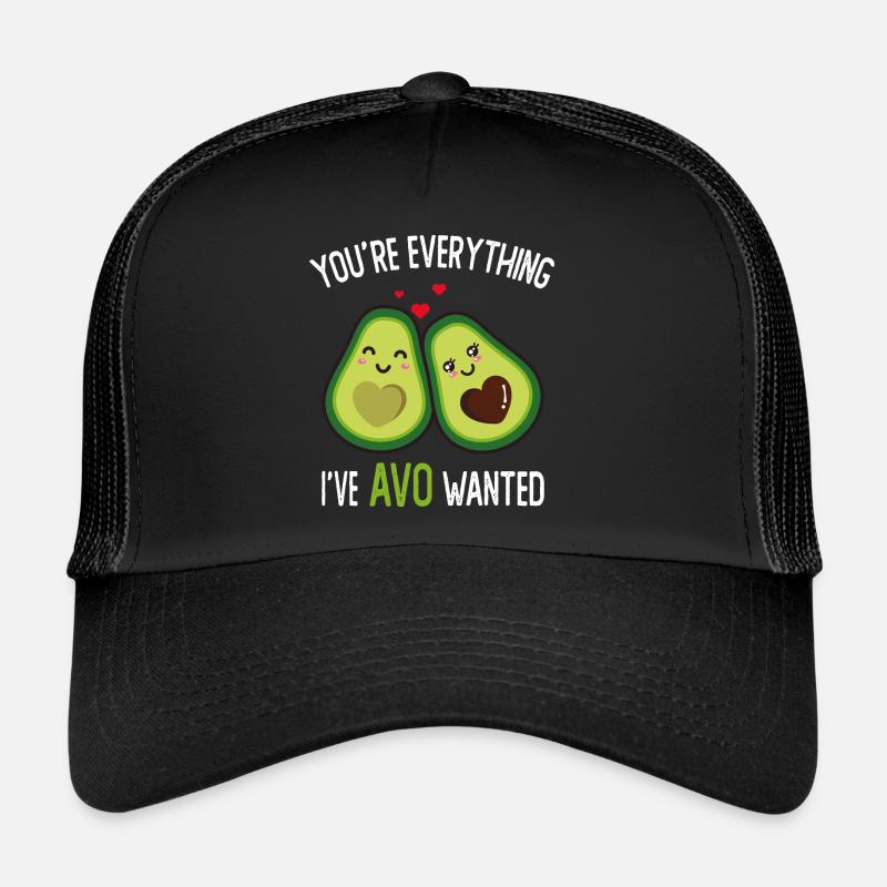 Du bist alles, was ich AVO wollte - Trucker Cap - Schwarz/Schwarz