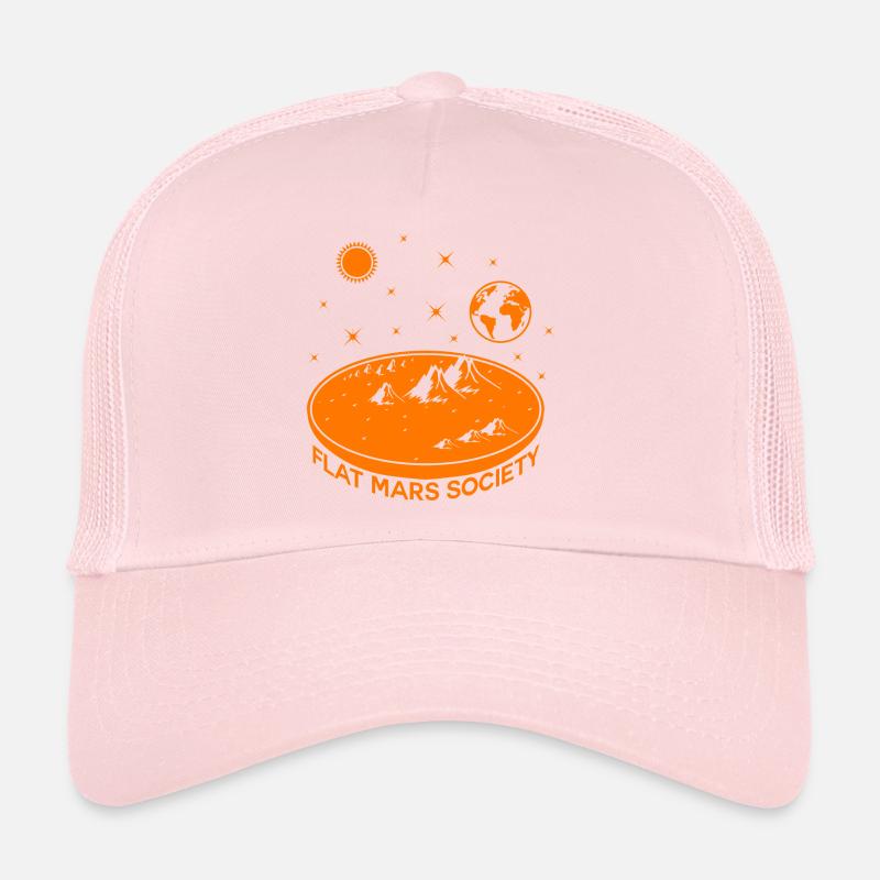 Flat Mars Society Graphic Trucker Cap