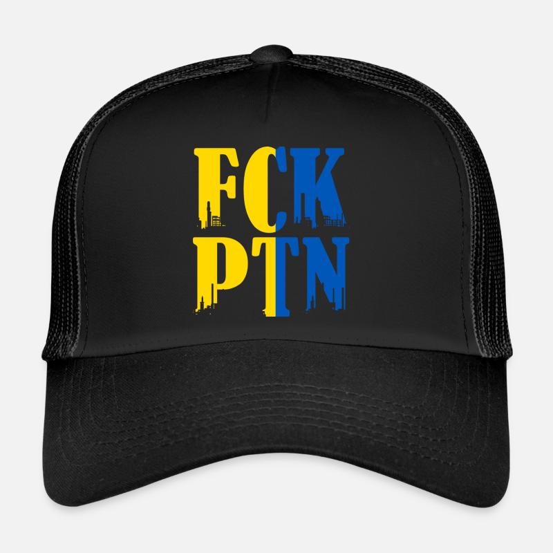 FCK Poutine Ukraine Sans Conflit Ukraine Casquette trucker 