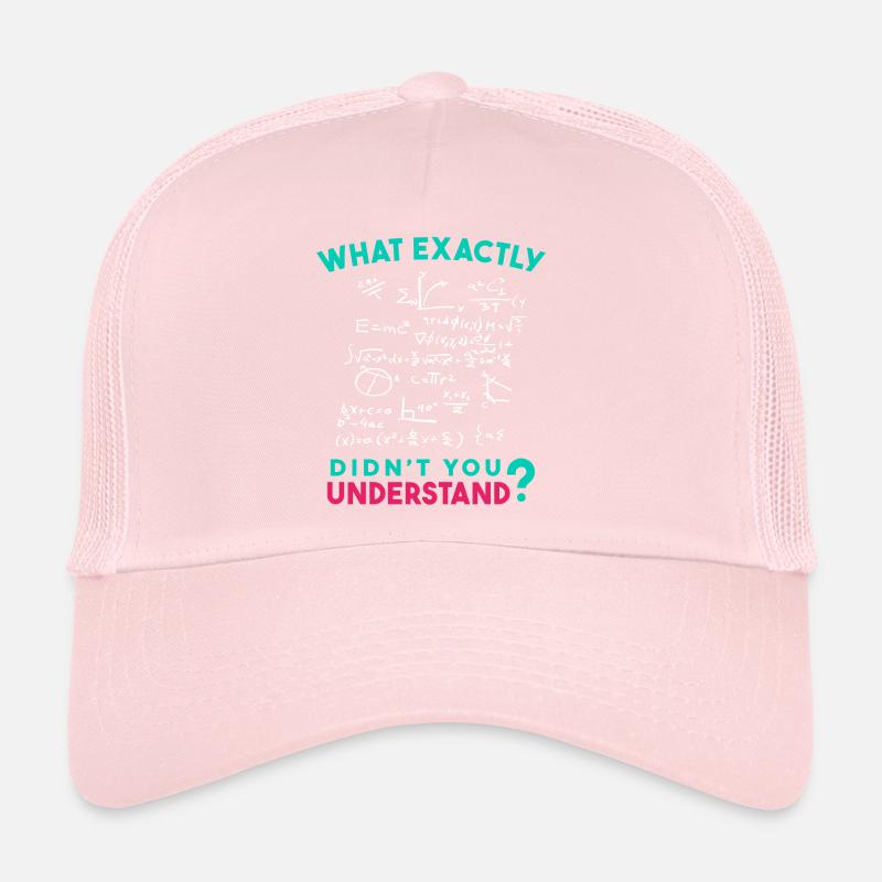 Physique Math Formule Blague Casquette trucker 