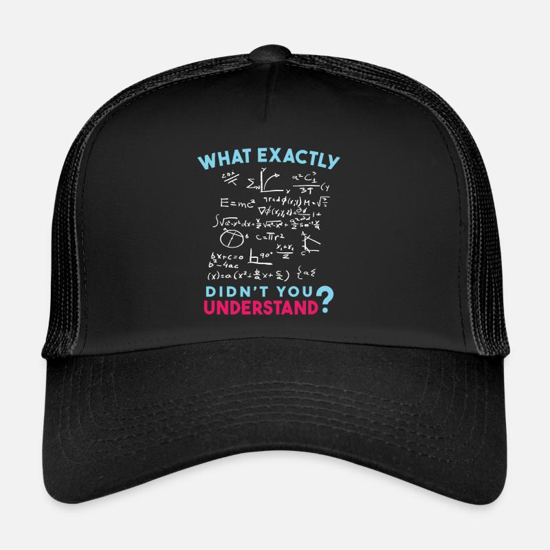 Physique Math Formule Blague Casquette trucker 