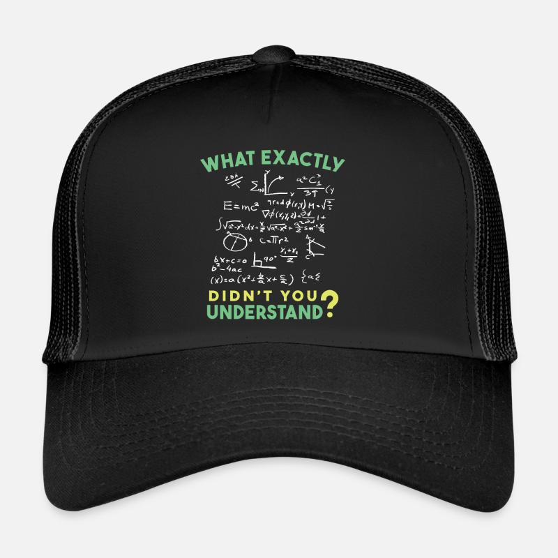Physique Math Formule Blague Casquette trucker 