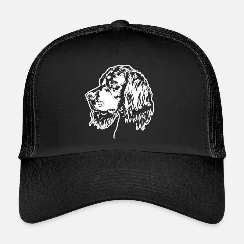 GORDON SETTER Wilsigns Chien de chasse Chiens de chasse Chiens Chiens Casquette trucker 