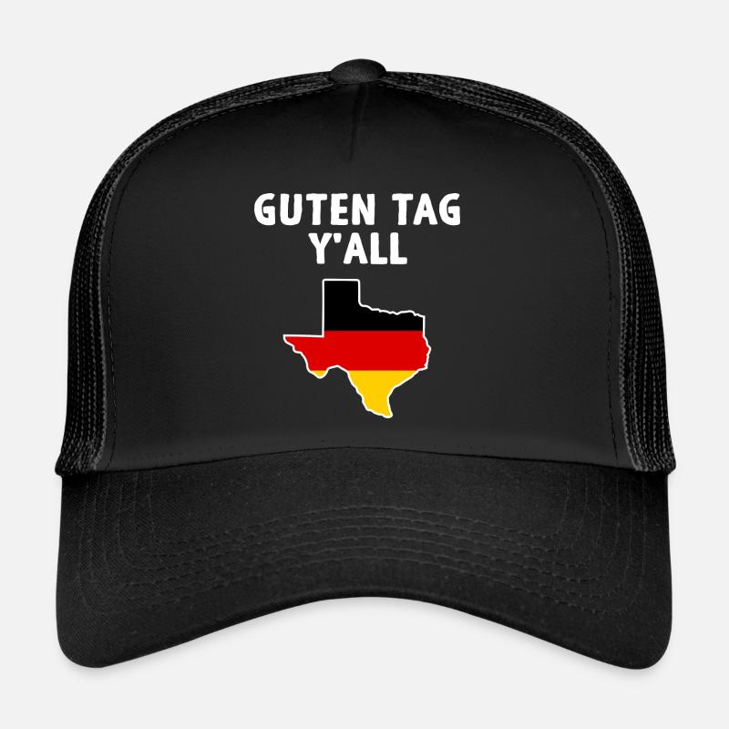 Deutsch-texanisches Design für Texas Einwanderer Trucker Cap