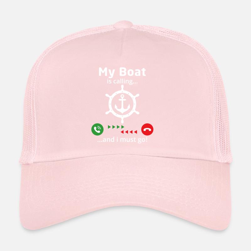 Mon bateau appelle et je dois partir Casquette trucker 