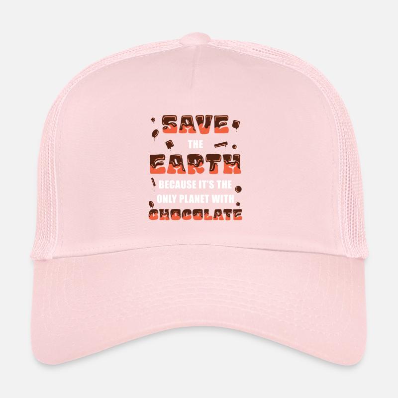 Sauve la Terre, chocolat ! Casquette trucker 