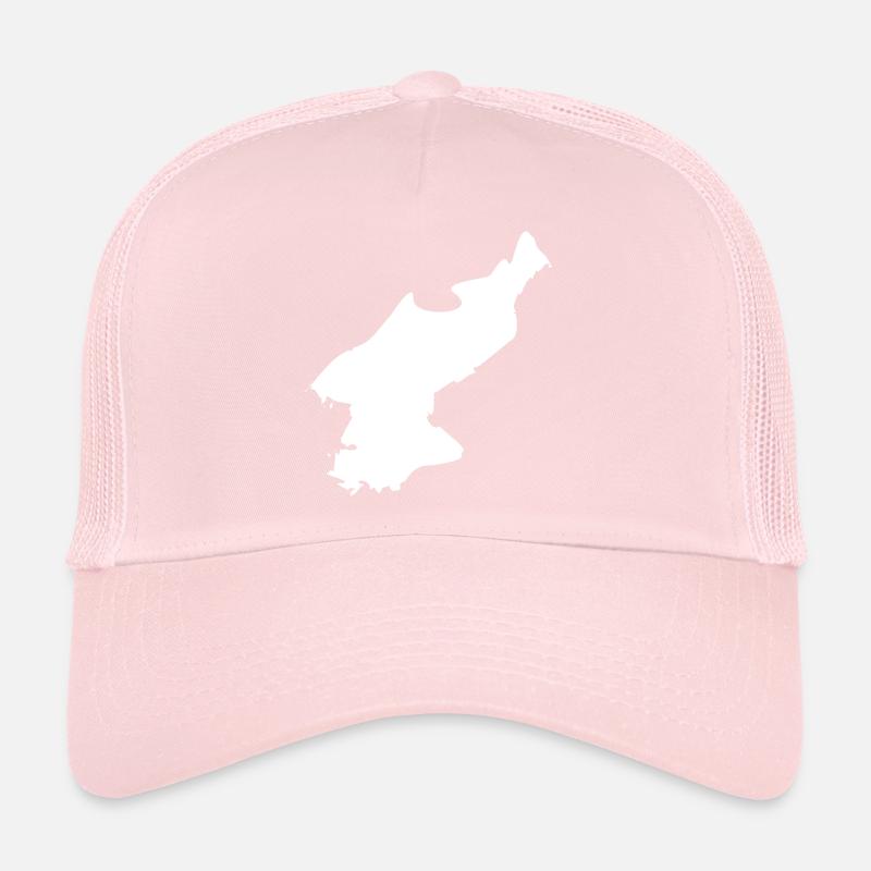 North Korea map flag Trucker Cap