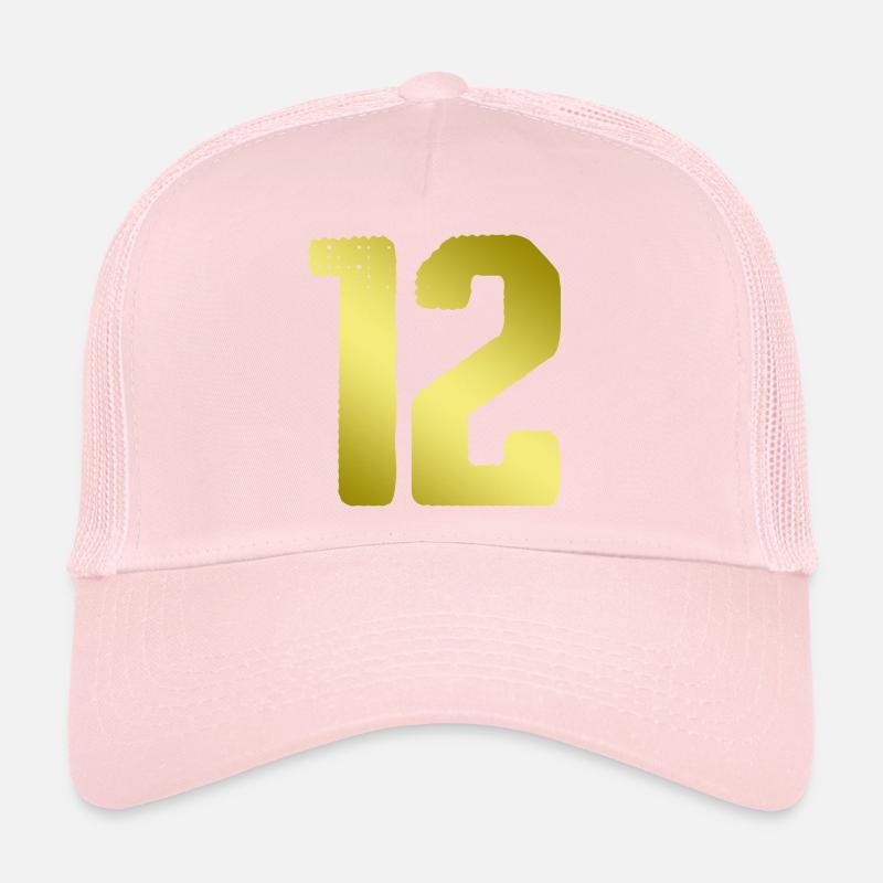 12 Number jersey Trucker Cap
