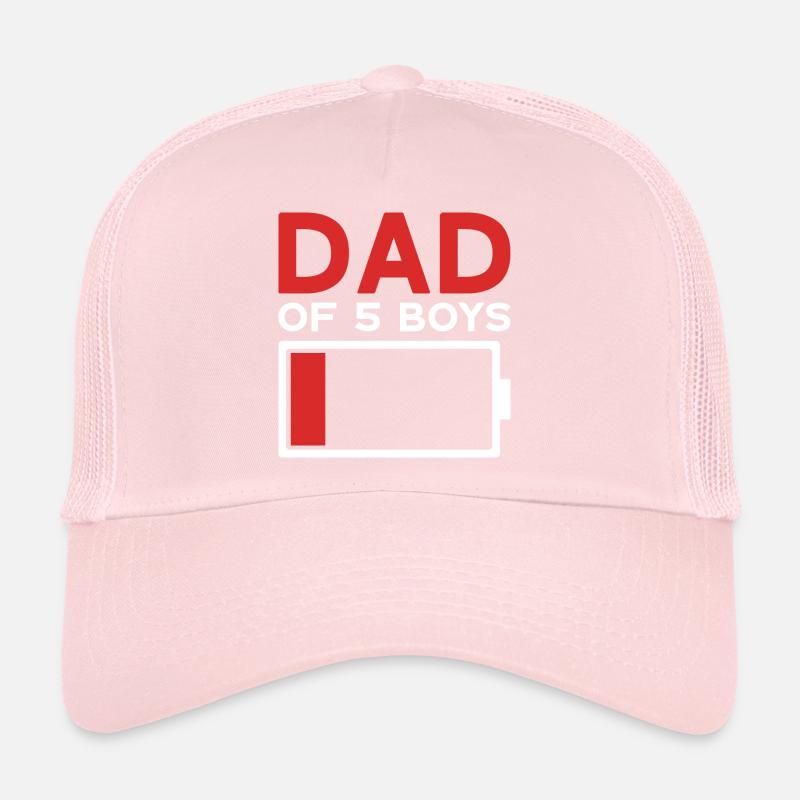 PAPA DE 5 GARÇONS Casquette trucker 