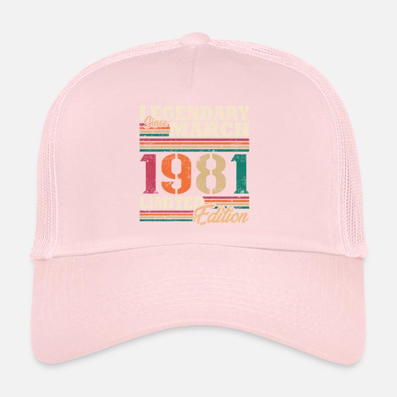 Legendary March 1981 limited edition Trucker Cap