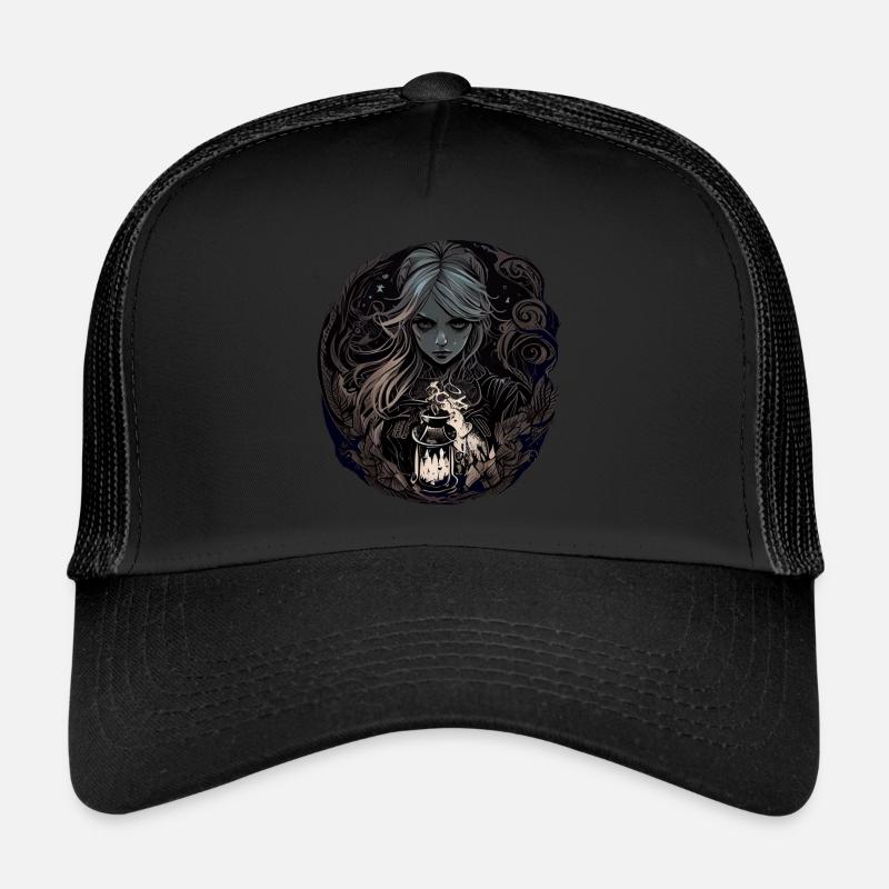 Düstere wunderschöne Hexe / Wicca Trucker Cap