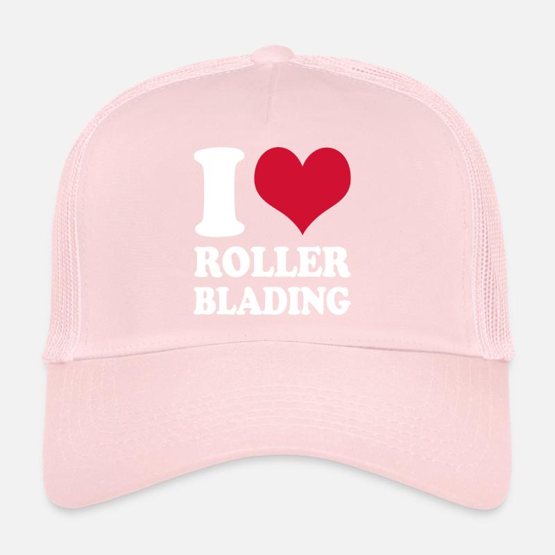 I Love Rollerblading Trucker Cap