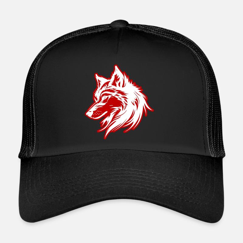 Wolf Silhouette Trucker Cap