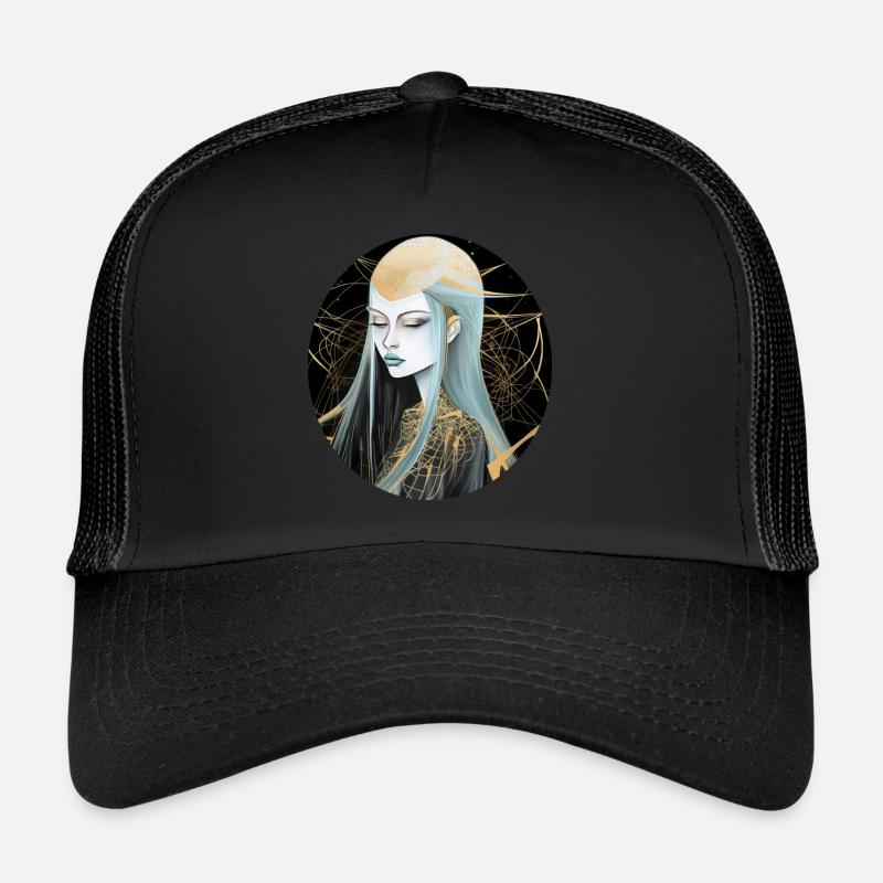 gothiccontest2023 - Trucker Cap - Schwarz/Schwarz