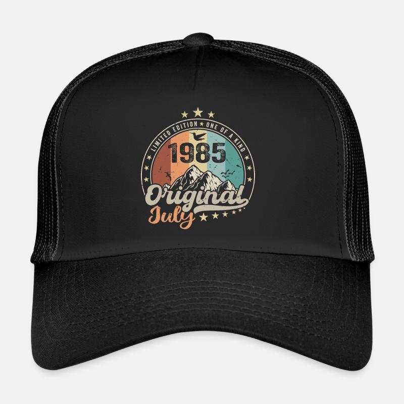 Juli 1985 Jubiläumsgeschenkidee Juli 1985 Trucker Cap