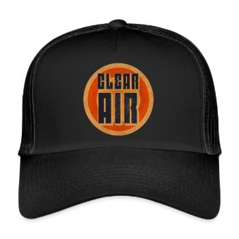 Clear Air Vintage - Trucker Cap - black/black - Front