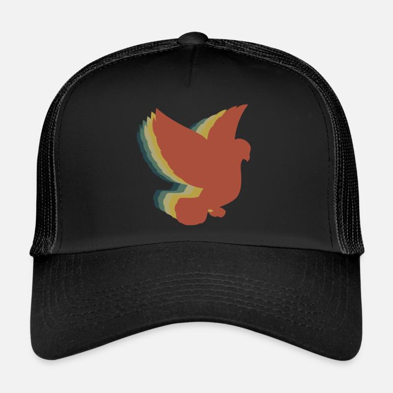 Conception de formes de pigeon pour les amateurs de pigeons Casquette trucker 
