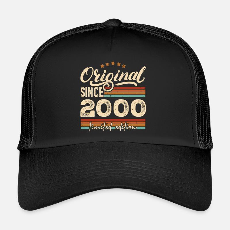 Original 2000 Vintage - Cadeau D’anniversaire 2000 Casquette trucker 