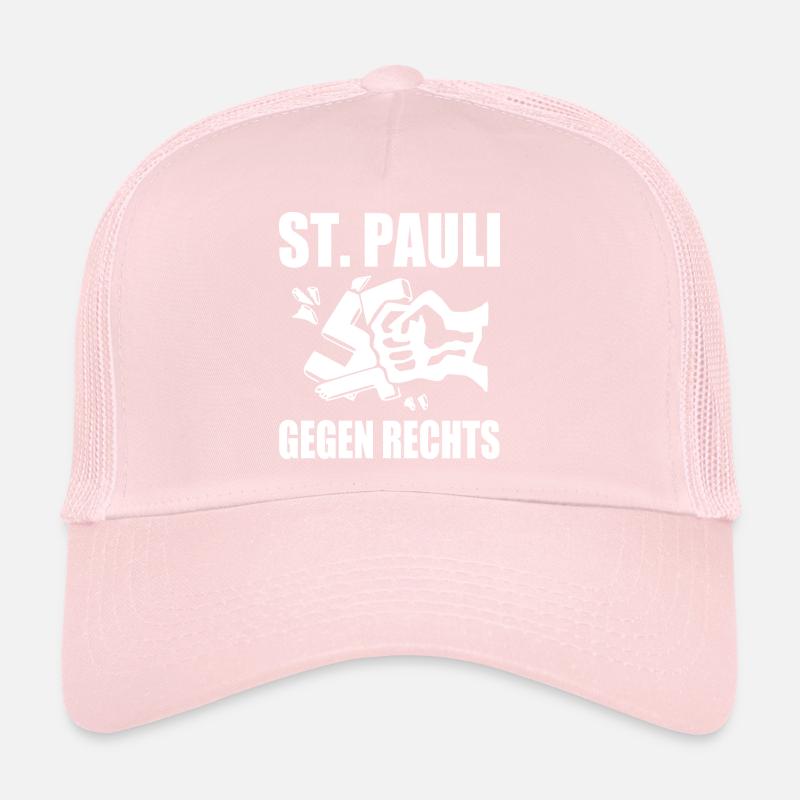 St pauli gegen rechts Trucker Cap