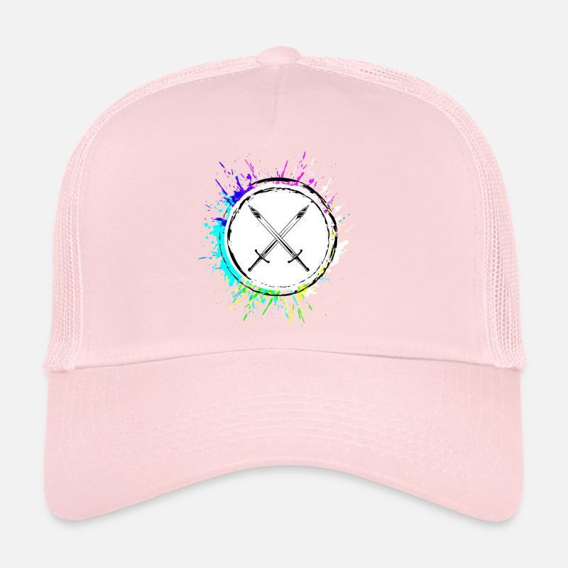 Symbole d’icône d’épée Casquette trucker 