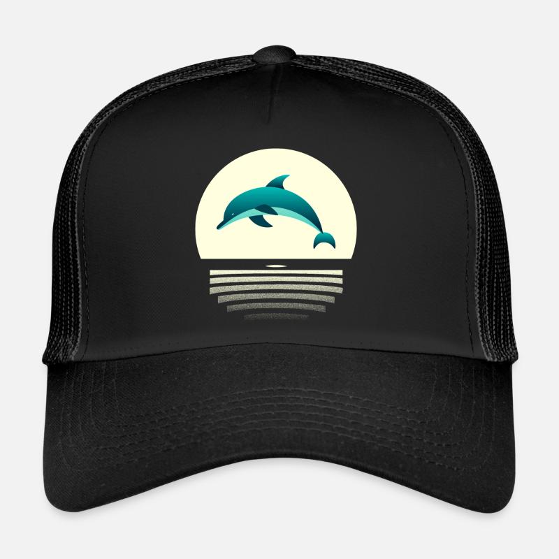 Dauphin dans le saut Casquette trucker 