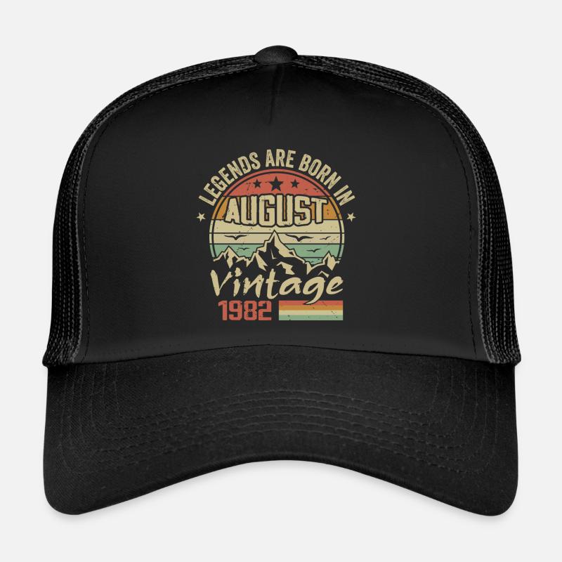 Août 1982 Anniversaire 1982 - Légendes Août 1982 Casquette trucker 
