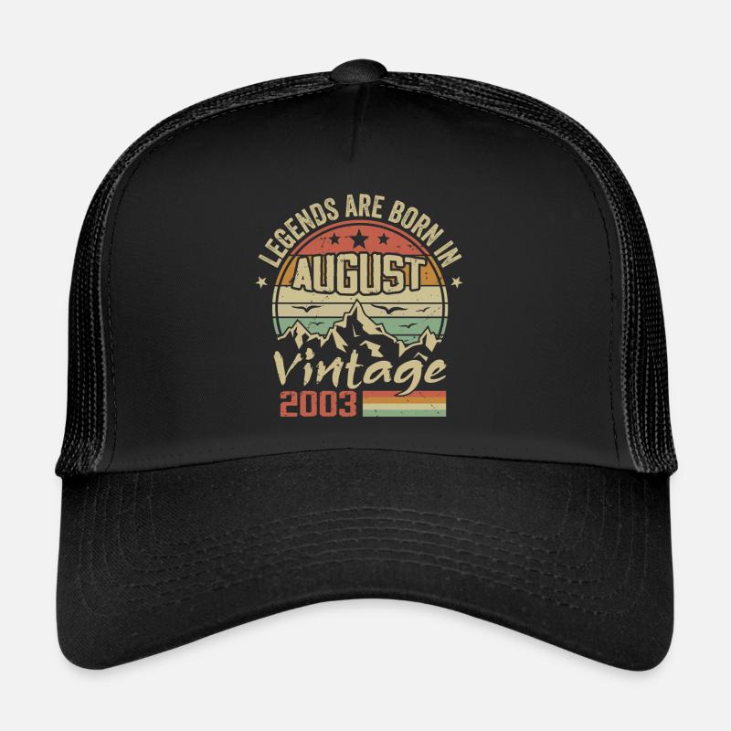 Août 2003 Anniversaire 2003 - Légendes Août 2003 Casquette trucker 