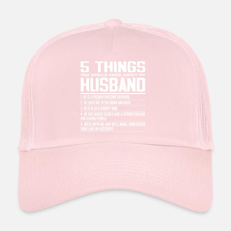 5 Things You Should Know About My Husband Marriage Casquette trucker 