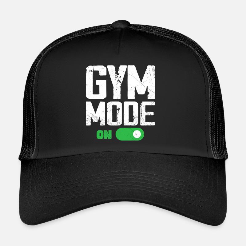 Gym-Modus bei Funny Beast Workout, Men Gym Lifting Trucker Cap