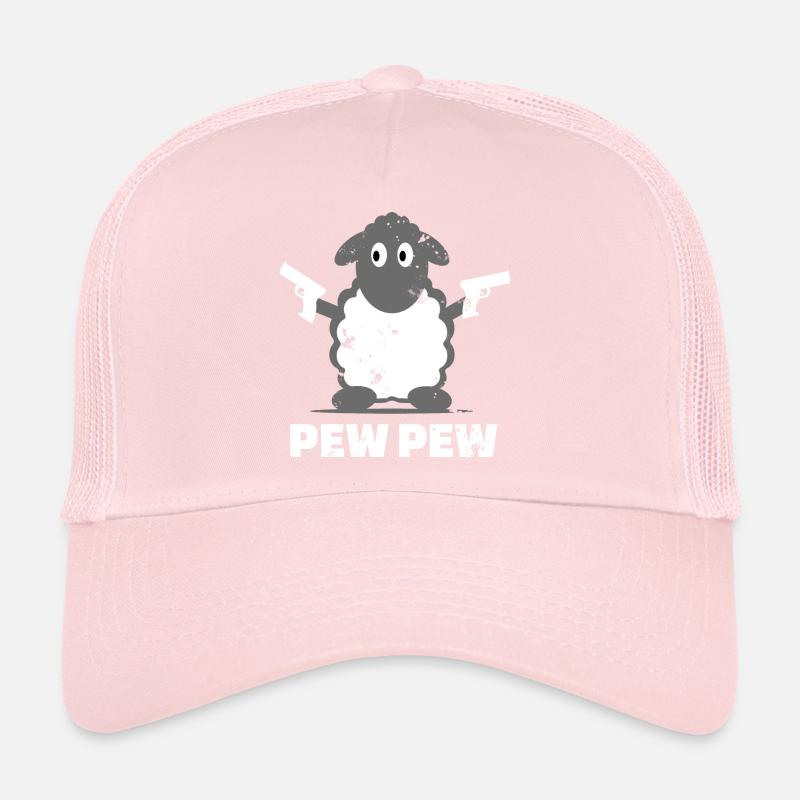 Funny Sheep Design Trucker Cap
