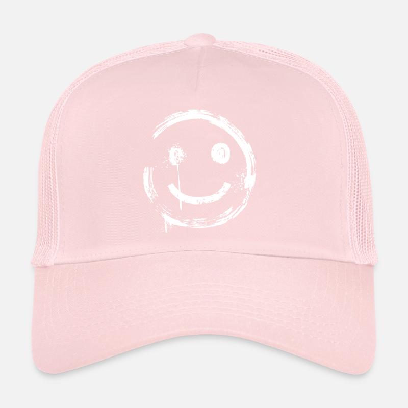 Spray Graffiti Smiley Grunge Casquette trucker 
