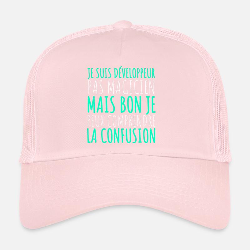 Humour Geek Cadeau Développeur Codeur Programmeur Casquette trucker 