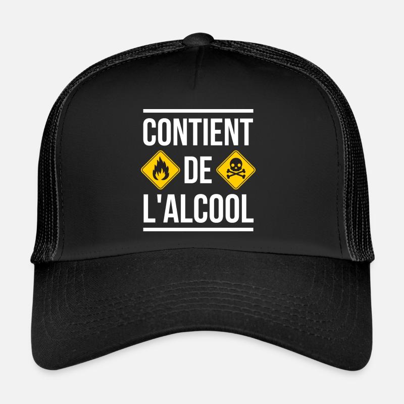 Contient de l'alcool Casquette trucker 