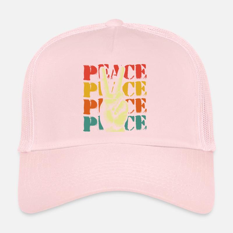 Peace Peace Movement Trucker Cap