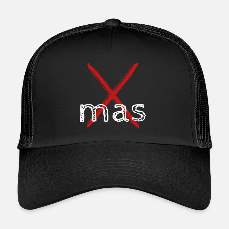 Xmas Christmas - Trucker Cap - black/black