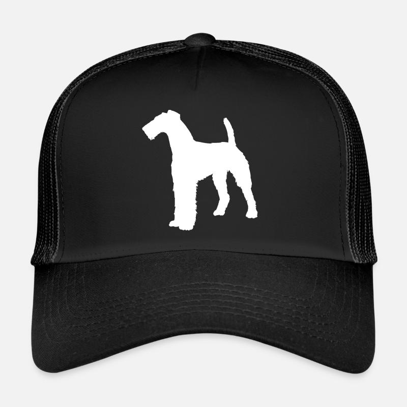 Airedale Terrier - Trucker Cap - Schwarz/Schwarz